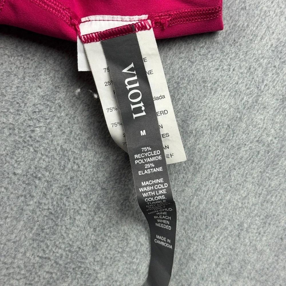 Vuori Leggings Womens Medium Pink Allthefeels High Rise Yoga Gym Stretch VW4018